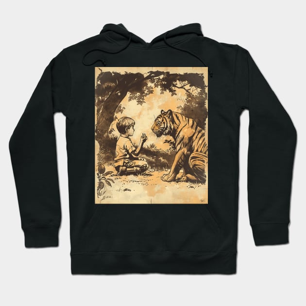 Calvin and Hobbes Tranquil Trails Hoodie by Angel Shopworks